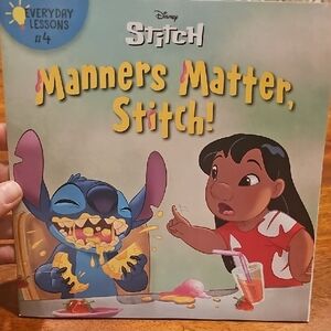 Disney Stitch Manners Matter Book. #4 everyday lessons. Nwts
